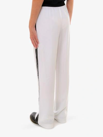 Shop Karl Lagerfeld Trouser In White