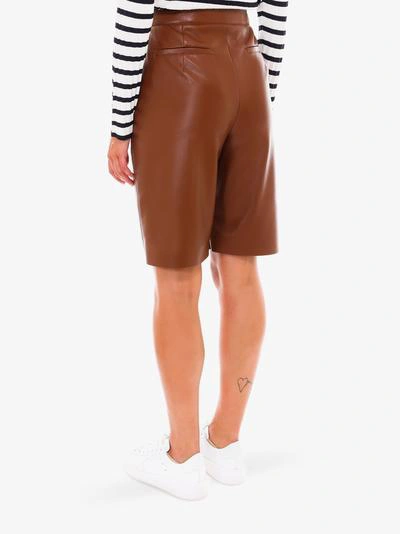 Shop Sportmax Code Shorts In Brown