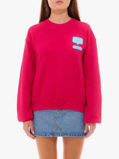 Shop Chiara Ferragni Sweatshirt In Pink