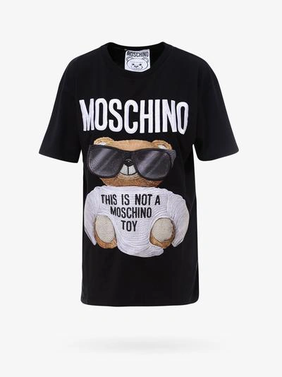 Shop Moschino T-shirt In Black