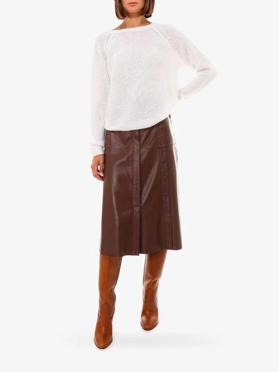 Shop Sportmax Code Skirt In Brown