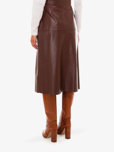 Shop Sportmax Code Skirt In Brown