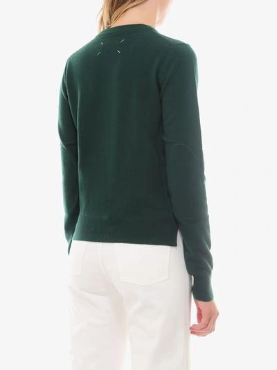 Shop Maison Margiela Sweater In Green