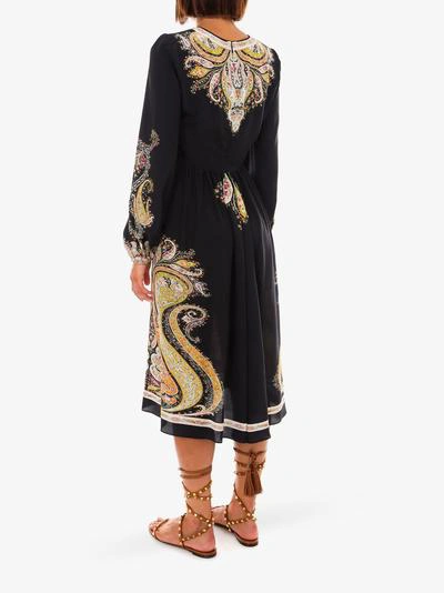 Shop Etro Dress In Black