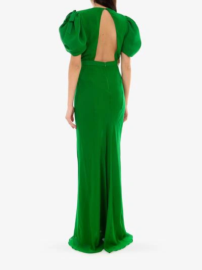Shop Alessandra Rich Dress In Green