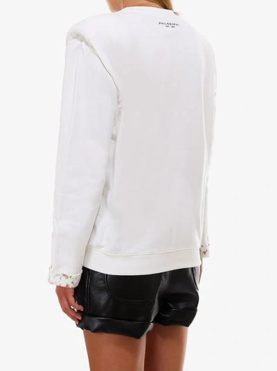 Shop Philosophy Di Lorenzo Serafini Sweatshirt In White