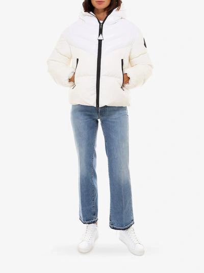 Shop Moncler Jacket In White