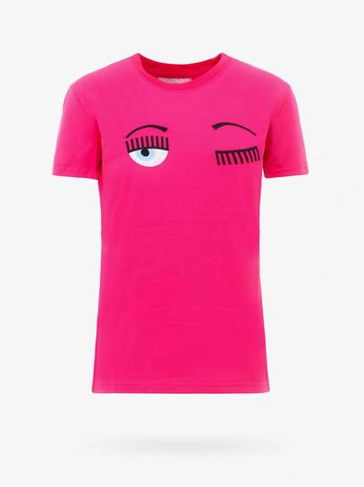 Shop Chiara Ferragni T-shirt In Pink