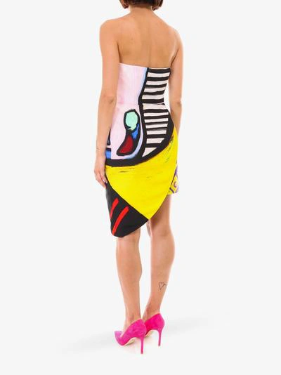 Shop Moschino Dress In Multicolor
