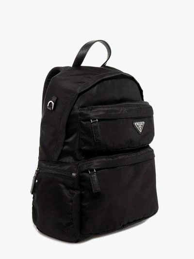 Shop Prada Backpack In Black