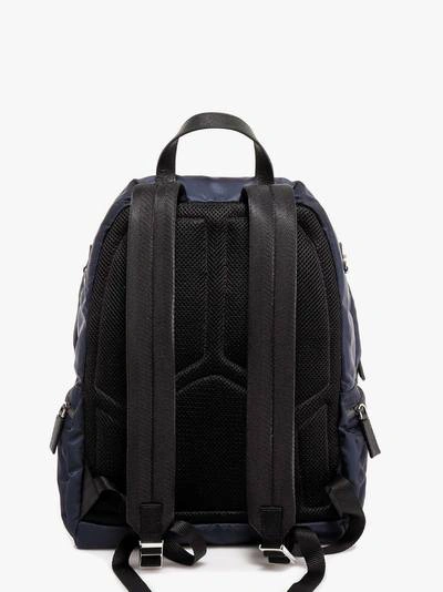 Shop Prada Backpack In Blue