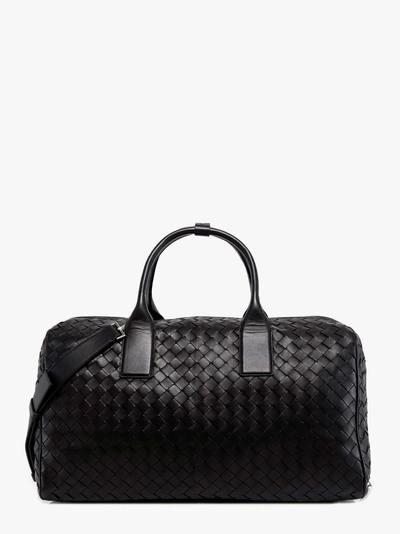 Shop Bottega Veneta Duffle Bag In Black