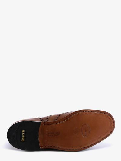 Church's Burwood Polished Binder Shoes In Brown
