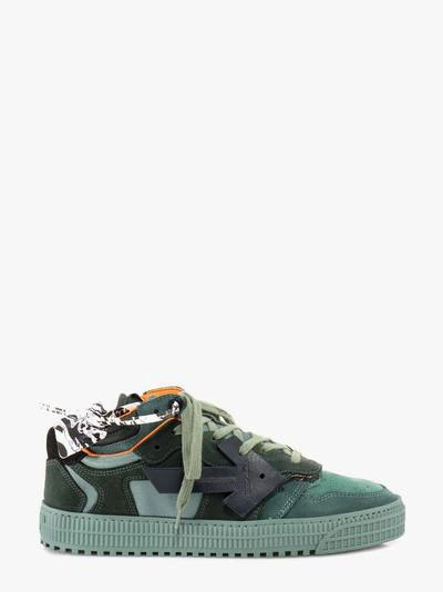 Shop Off-white Sneakers In Green