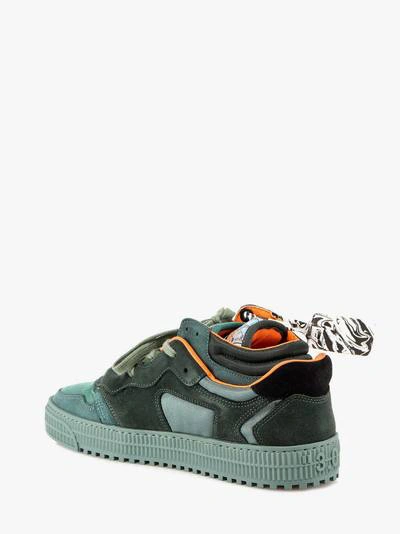 Shop Off-white Sneakers In Green