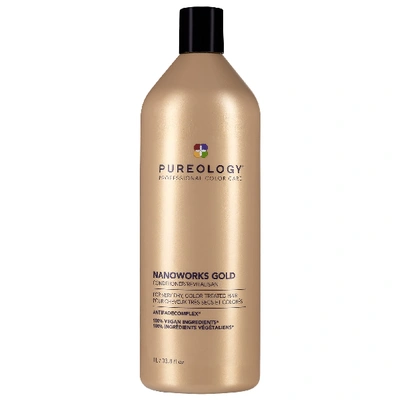 Shop Pureology Nanoworks Gold Strengthening Hydrating Conditioner 33.8 Fl oz/ 1000 ml