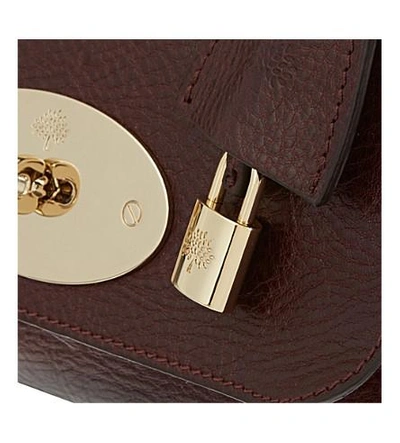 Shop Mulberry Lily Shoulder Bag In Oxblood