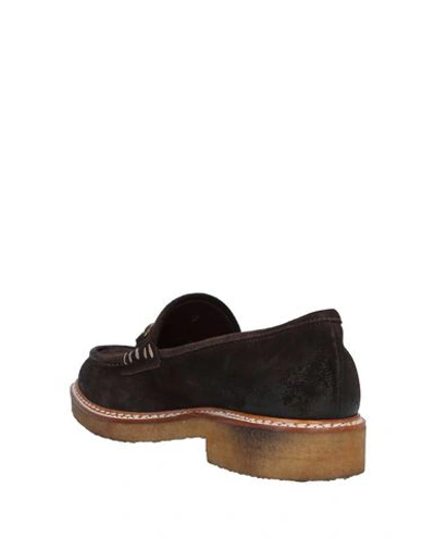 Shop Lidfort Loafers In Dark Brown