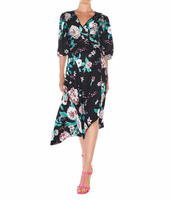 dvf maxi wrap dress