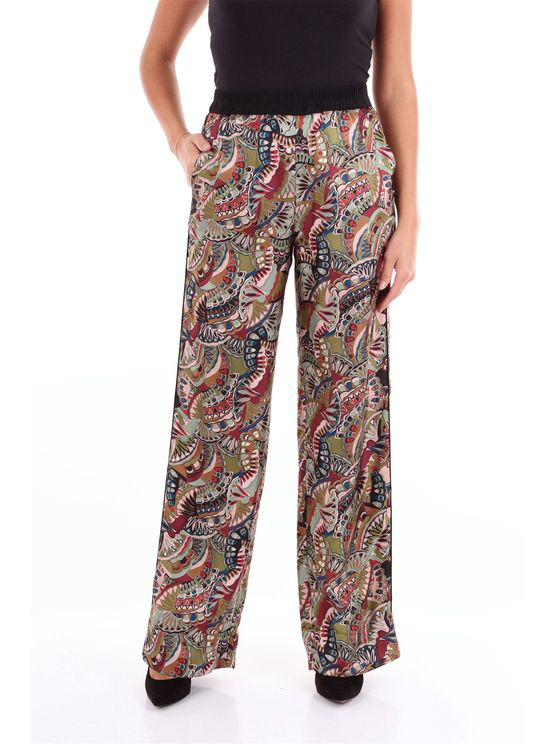 patterned chino pants