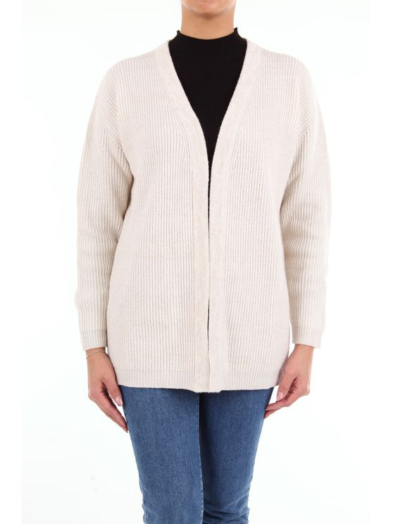 cream colored cardigan