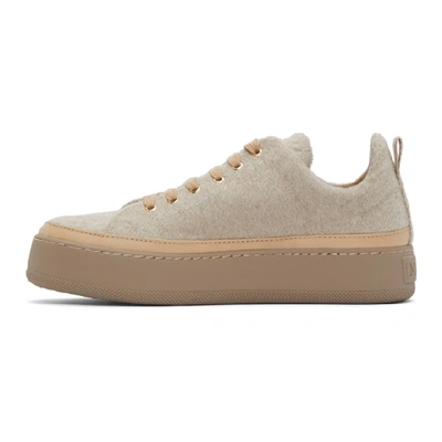 Frø forfremmelse Loaded Max Mara Maxmara Tunny Lace-up Sneakers In 001 Beige | ModeSens