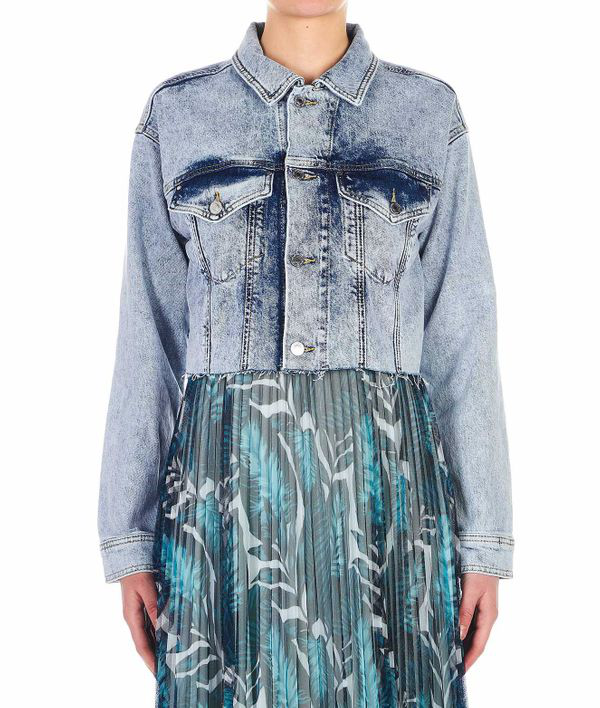 guess cropped denim jacket