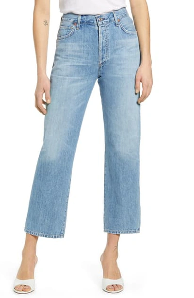 Shop Citizens Of Humanity Emery High Waist Relaxed Crop Jeans In Tularosa