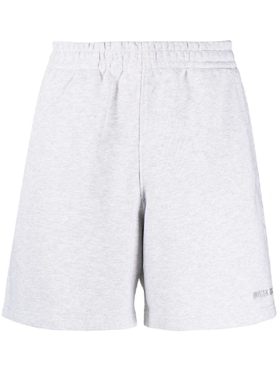 Shop Adidas Originals By Pharrell Williams Jersey Track Shorts In Grey