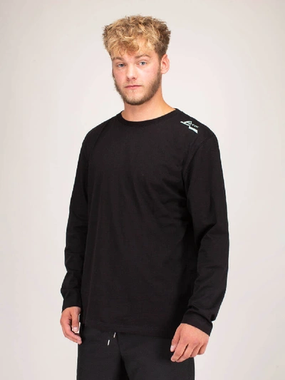 Shop Affix Foley Sequence Longsleeve T-shirt In Black