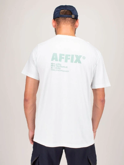 Shop Affix Standardised Logo T-shirt Light Mint In Green