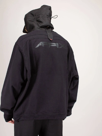 Shop Affix Cordura Hood 400gsm Pullover In Black