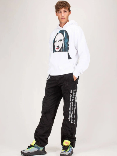 Shop Off-white Contour Cargo Pants In Black