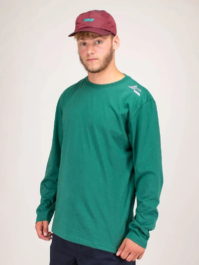 Shop Affix Foley Sequence Longsleeve T-shirt Green