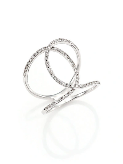 Shop Ef Collection Pav&eacute; Diamond Infinity Ring