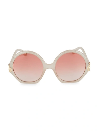Shop Chloé 56mm Oversized Round Sunglasses In Cloud