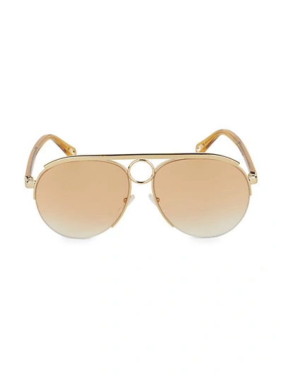 Shop Chloé 59mm Round Sunglasses In Rose Gold