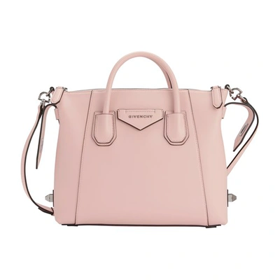 Shop Givenchy Antigona Soft Small Bag In Candy Pink