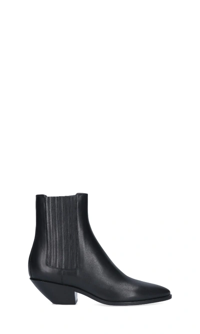 Shop Saint Laurent Boots In Black