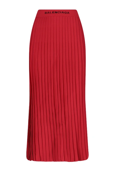 Shop Balenciaga Skirt In Red