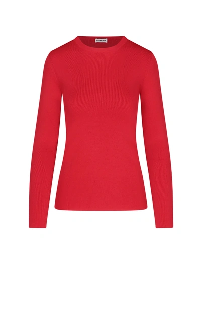 Shop Balenciaga Sweater In Red