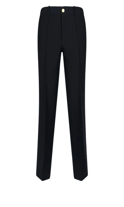 Shop Gucci Trousers In Black