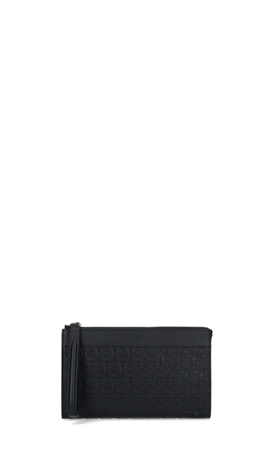 Shop Ferragamo Luggage In Black