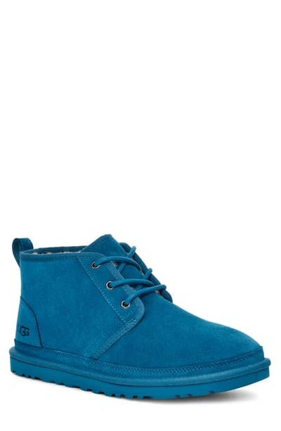 Shop Ugg Neumel Chukka Boot In Blue Sapphire Suede