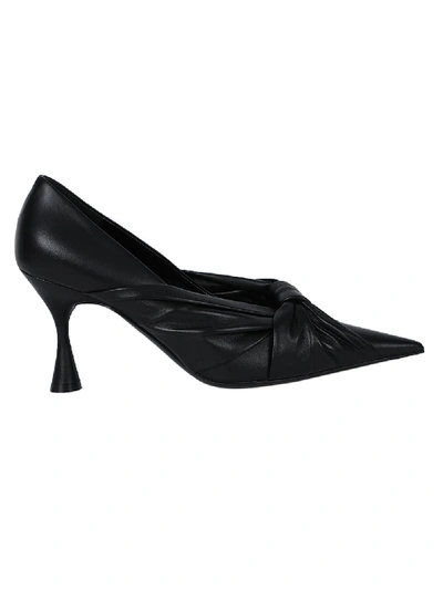 Shop Balenciaga Black Drapy Pump