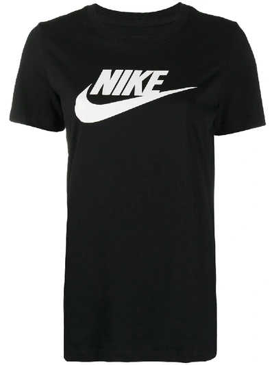 Shop Nike Classic Logo T-shirt In Black