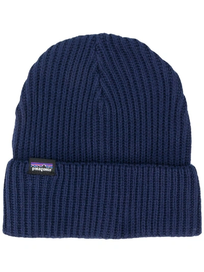 Patagonia Ribbed-knit Beanie In Blue