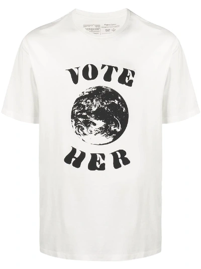 Shop Patagonia Vote Her Print T-shirt In White