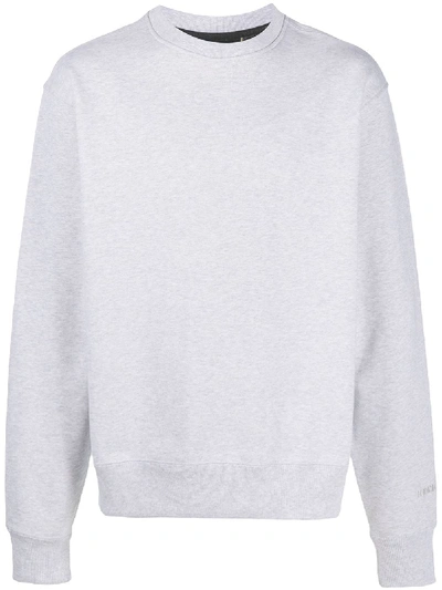 Shop Adidas Originals By Pharrell Williams Cotton Sweatshirt In Grey