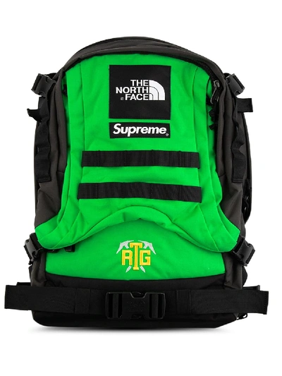 Shop Supreme X The North Face Backpack In Green